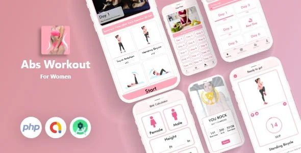Abs Workouts & Fitness For Women (30 days Workout Plan)