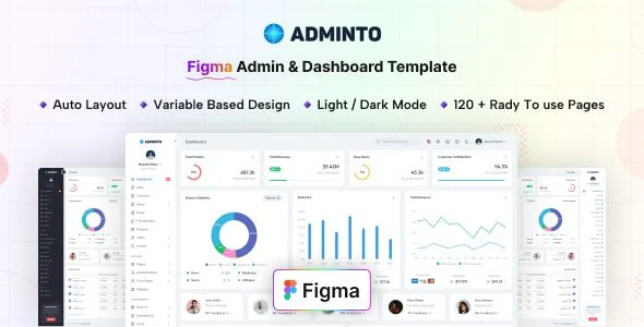 Adminto - Figma Admin & Dashboard Template