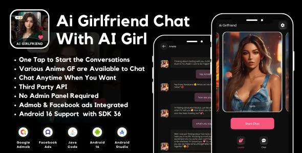 Ai Girlfriend Chat With AI Girl with AdMob Ads Android