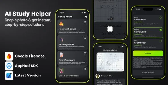 AI Study Helper - iOS App Source Code
