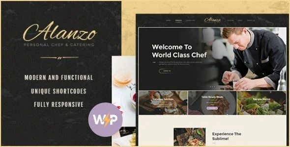 Alanzo - Chef & Event Catering WordPress Theme