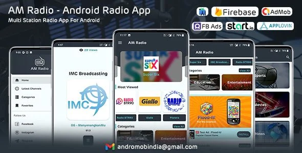 AM Radio - Android Multiple Radio Channels App