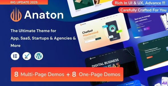 Anaton | Landing Page WordPress Theme