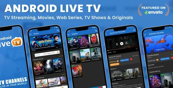 Android Live TV ( TV Streaming, Movies, Web Series, TV Shows Originals)