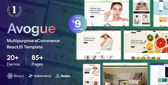Anvogue - Multipurpose eCommerce React NextJs Template