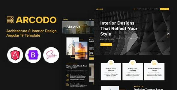 Arcodo - Architecture & Interior Design Angular Template