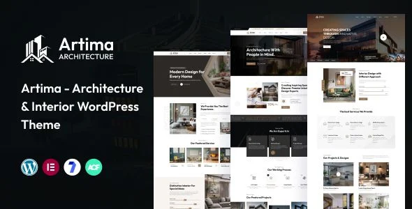 Artima - Modern Architecture & Interior WordPress Theme