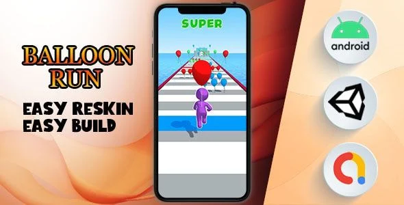 Balloon Run - (Unity - Admob - Game)