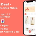 BarDeal ANDROID + IOS + FIGMA (Free) | UI Kit | Ionic | Online Shopping Mobile App