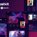 BeatKit - Music Events Elementor Template Kit