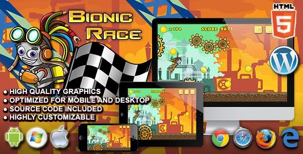 Bionic Race - HTML5 Running Game