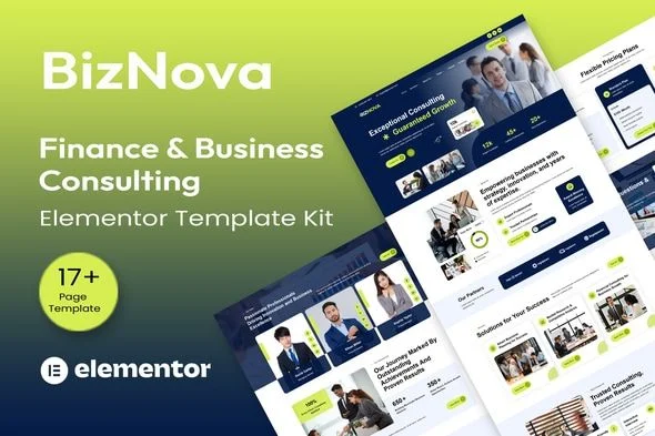 BizNova- Business Consulting Elementor Template Kit