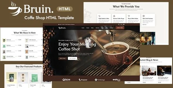 Bruin - Coffe Shop HTML Template