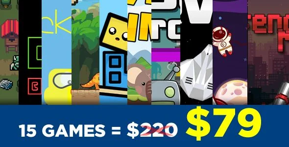 Bundle 15 Games - HTML5 Games “Construct 3”