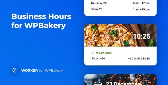 Business Hours for WPBakery - Worker