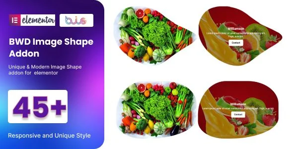 BWD Image Shape addon for elementor