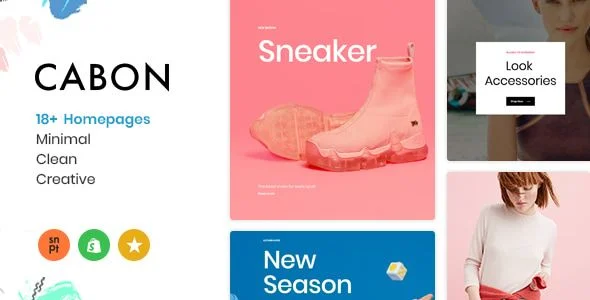 Cabon - Minimal Clean Multiple Shopify Theme