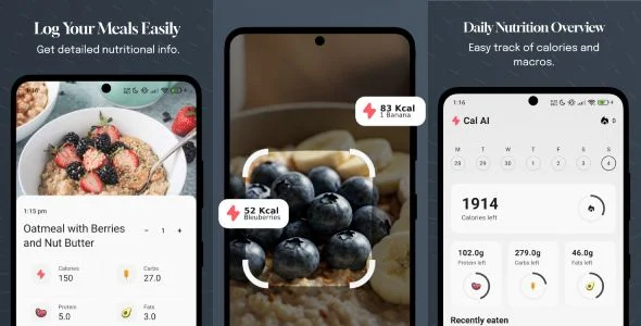 Calories & Nutrition Tracker - Food scanner with AI