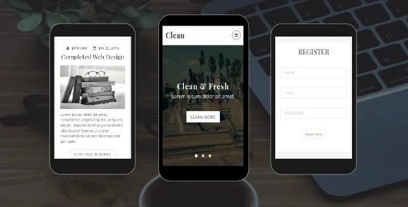Clean - Personal Blog Mobile Template