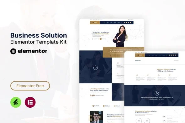 Clutch - Business Solution Elementor Template Kit