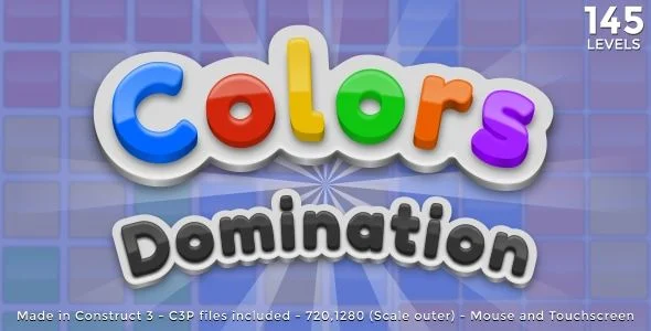 Colors domination - HTML5 Relaxing game