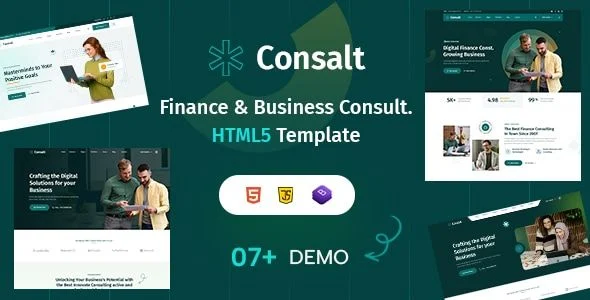 Consalt - Business Corporate & Finance Consulting HTML5 Template
