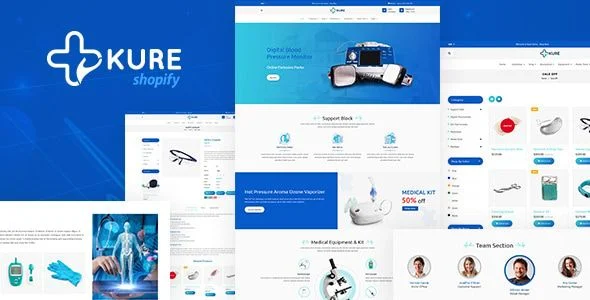 Corona Medical Supplies Shopify Theme - Kure