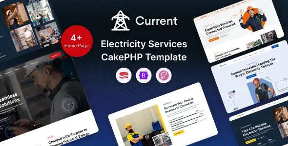 Current - Electricity Services CakePHP Template