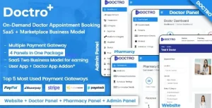 Doctro - On-Demand Doctor Appointment Booking SaaS Marketplace Business Model
