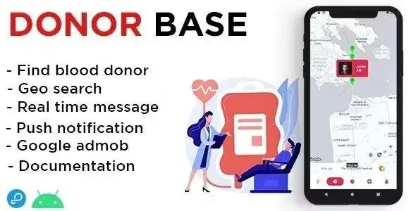 Donor Base [ android ] - Blood donor network