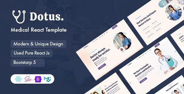 Dotus - Health& Medical React Template