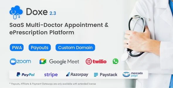 Doxe - SaaS Doctors Chamber, Prescription & Appointment Software