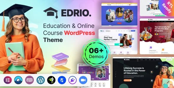 Edrio - Education & Online Course WordPress Theme
