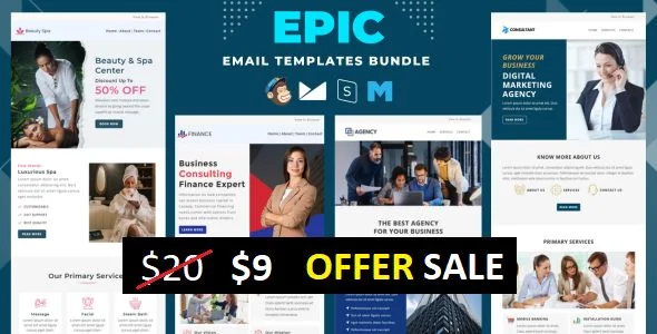 Epic - Multi-Concept Email Templates Bundle