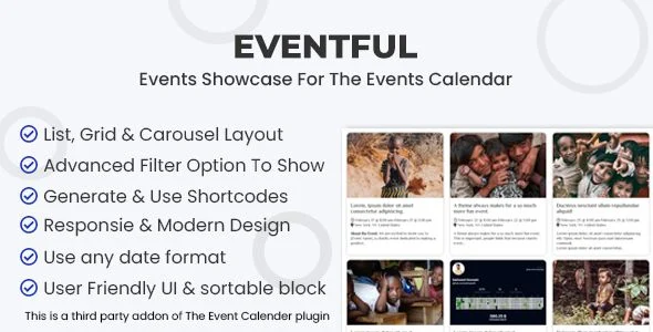 Events Showcase For The Events Calendar