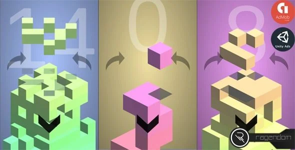 Falling Blocks - Complete Unity Game + Admob