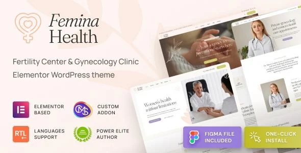 Femina Health - Women’s Health & Fertility Clinic Medical WordPress Theme