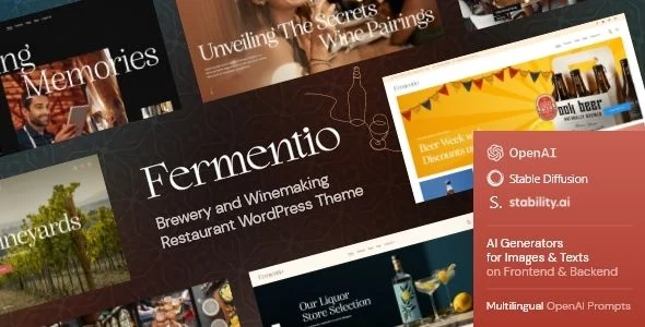 Fermentio - Brewery and Winemaking Beer WordPress Theme