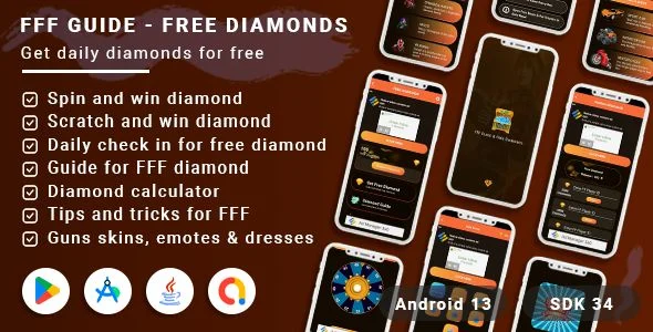 FFF Guide - Free Diamonds(Android 13 + SDK 34)