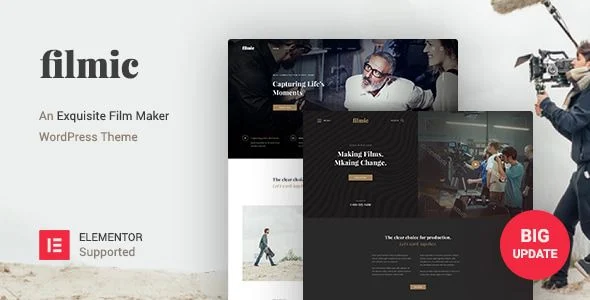 Filmic - Movie Studio & Cinema WordPress Theme