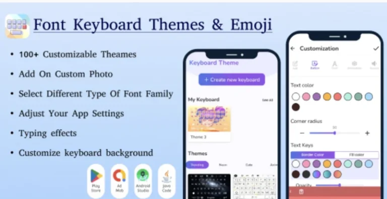 Font Keyboard - Keyboard Themes & Emoji Fonts - Design Keyboard - Design Keyboard color