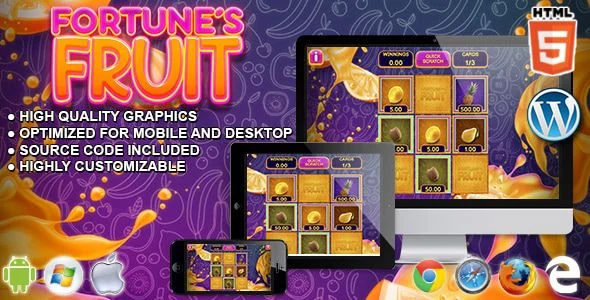 Fortune’s Fruit - HTML5 Instant Win Game