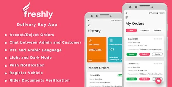 Freshly - Native Grocery Delivery Boy Android App