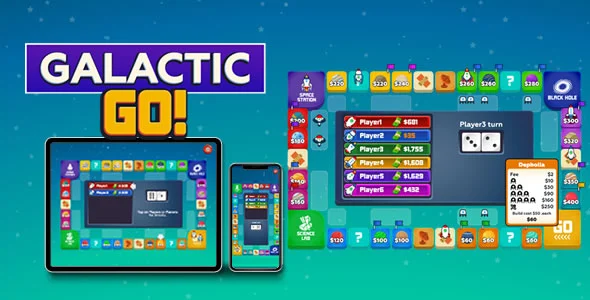 Galactic Go - HTML5 Game