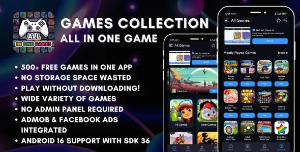 Games Collection All In One Game App Android