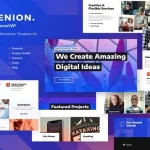 Genion - Creative Digital Agency Elementor Template Kit