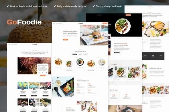 GoFoodie - Cafe & Restaurant Elementor Pro Template Kit