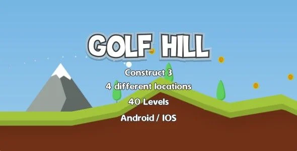 Golf Hill - HTML5 Game (Construct 3)