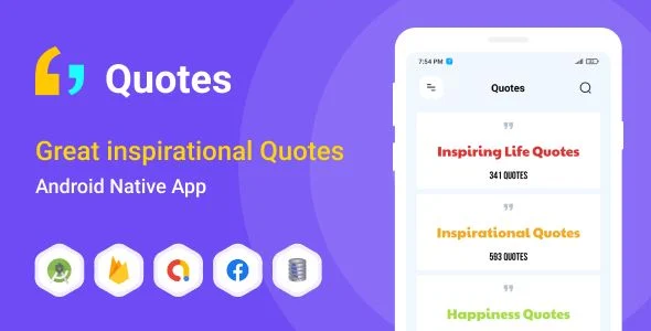 Great inspirational Quotes - Android (Kotlin)