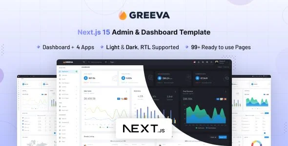 Greeva - Next Js Admin & Dashboard Template